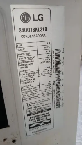 Ar condicionado LG DUAL inverter 