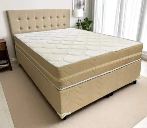 Cama Box Padrão 1,38m x 1,88m Cannes