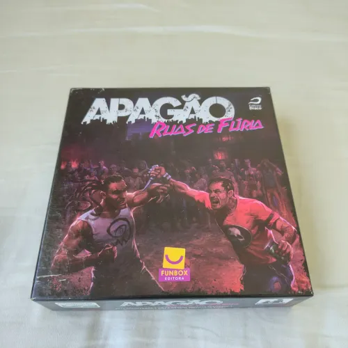 Jogo de tabuleiro "apagão, ruas de fúria" boardgame para amigos