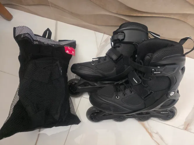 Patins + kit proteção
