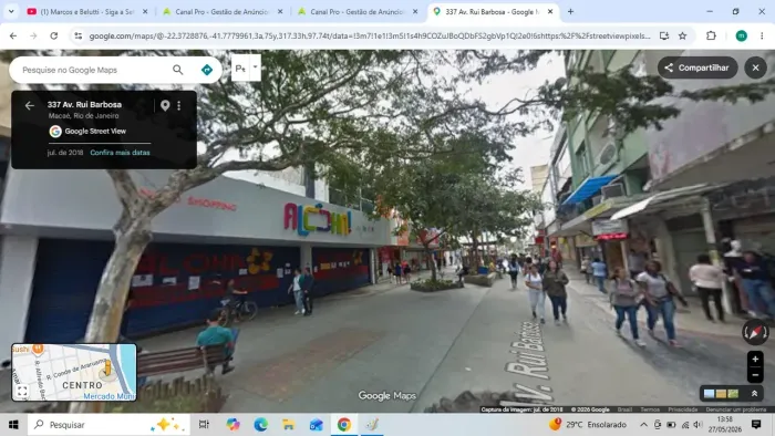 Apartamentos para locação em pleno Calçadão no Centro de Macaé/RJ, 01 Quarto, Sem Garagem.