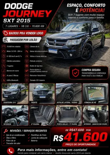 Dodge Journey SXT 3.6 V6 Aut. 2015
