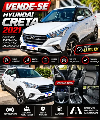 Hyundai Creta Smart Plus 1.6 16V Flex AUT 2021
