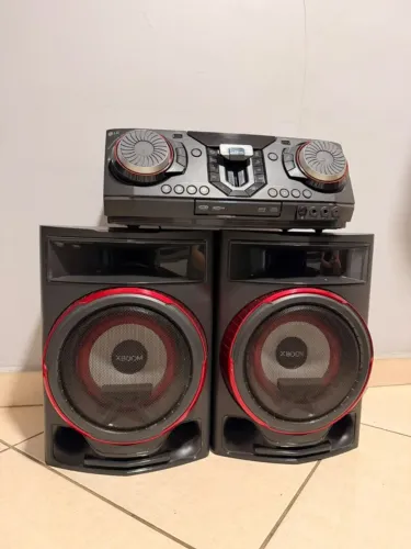Mini System LG XBOOM 2350W RMS CL87 Karaokê DJ Set Party Speaker
