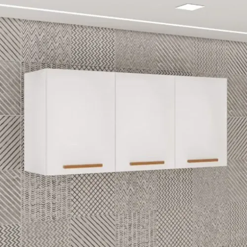Armário Aéreo 3 Portas New Valência - Entrega Rápida