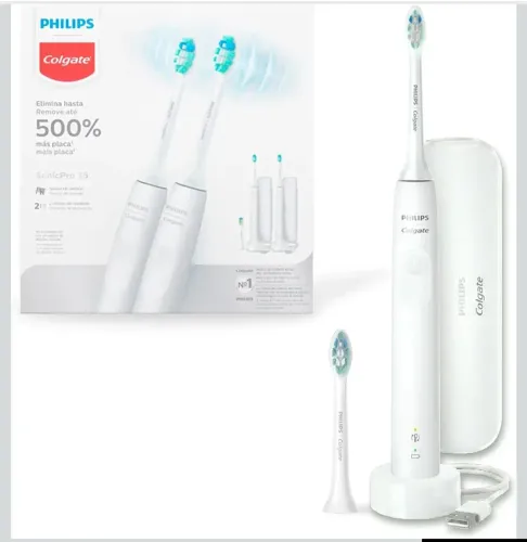 Kit 2 Escovas Dental Elétricas Philips Colgate SonicPro 35 - Novo na Caixa