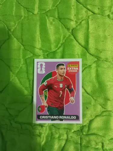 FIGURINHA DO CRISTIANO RONALDO EXTRA TICKET DA COPA DO MUNDO DE 2026