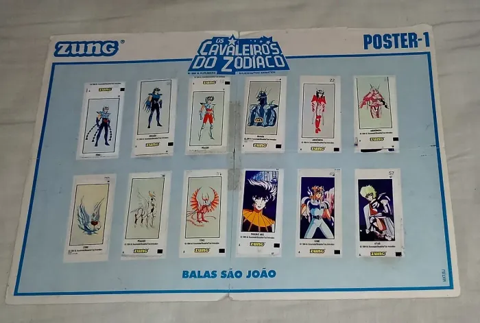 Poster 1 cavaleiros do zodíaco zung