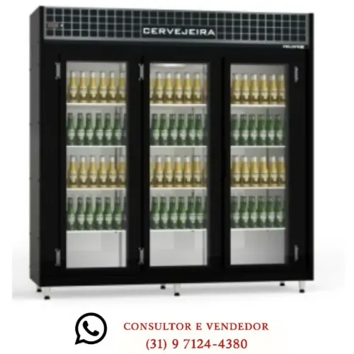 Cervejeira 3 Portas Polar 220v Nova