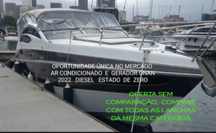 Lancha Real 365 - Diesel, C/ar, Gerador, boiler, Estado De 0km