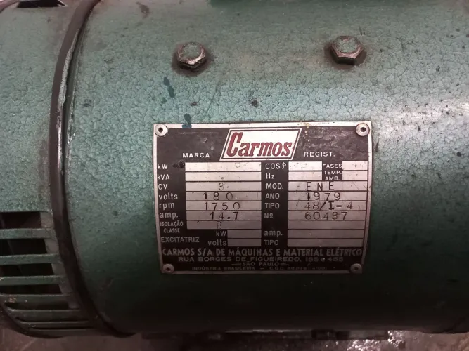 Impressora off-set caiu 660 ano 79 motor original