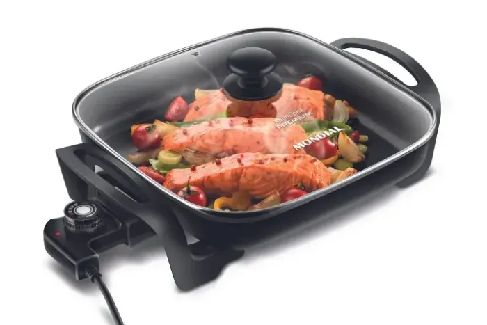 Panela Elétrica Multicook 1200w Pe-49 Preto Mondial Frequência 60
