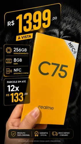Realme C75 NFC 256gb/8ram Lacrado
