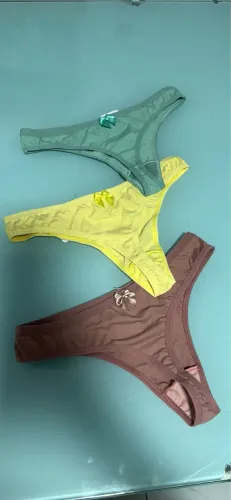 3 calcinha fio duplo poliamida M