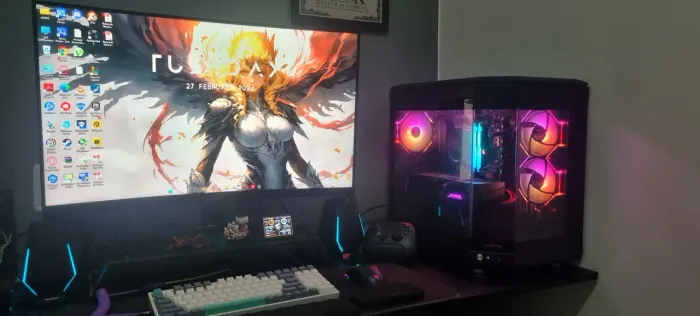 PC Gamer i5 13ª Geração + 32GB RGB + RX 7600 + Corsair 850W | Setup Premium