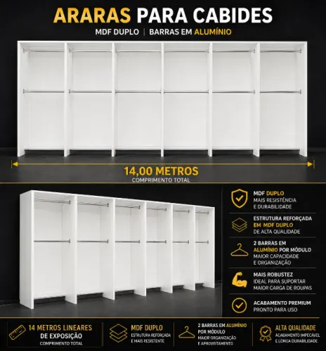 Araras para Cabides