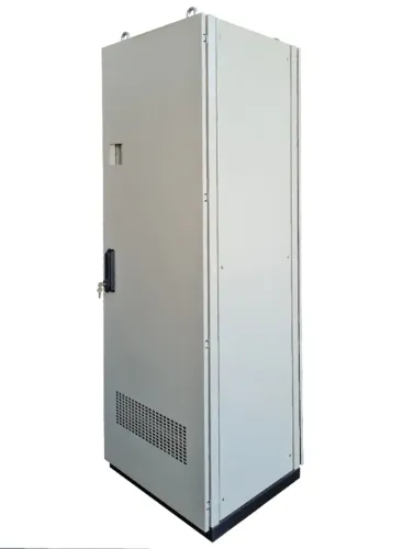 Painel Elétrico Piso 40U A1950 X L600 X P600 Aço carbono Portas Frontal e Traseiras Ventil