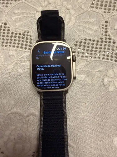 APPLE WATCH ULTRA 3, 49 MM TITANIUM NATURAL. SAÚDE BATERIA 100%