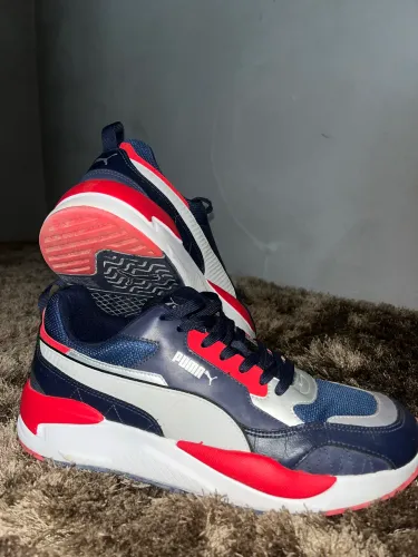Tênis Puma X-Ray 2 Square - Marinho e Vermelho