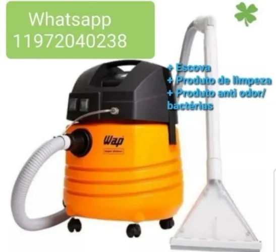 R$80 Aluguel Extratora Wap Carpet Cleaner 1600w máquina limpar lavar sofá colchão carro