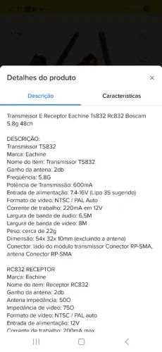 Transmissor receber veja o vídeo nas informações 
