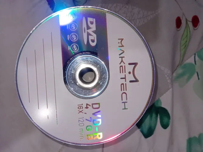 dvd-r 4.7gb maketech 16x virgem