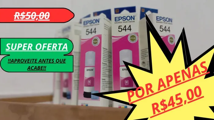 Refil de tinta Epson Margenta 544