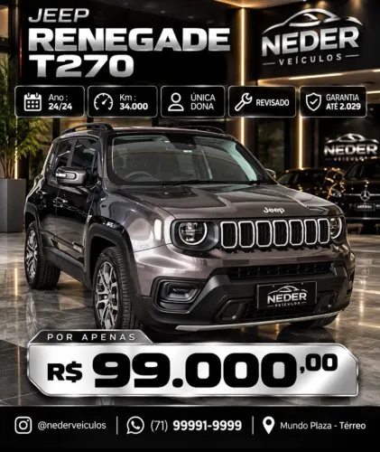 Jeep Renegade Long. T270 1.3 TB 4X2 Flex Aut. 2024