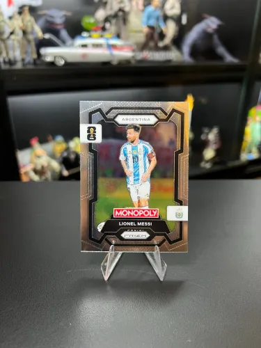 Lionel Messi Card Raro Numerado Prizm Monopoly FIFA 2026 Argentina