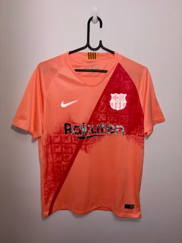 Camisa Barcelona Rosa 2019 Refletiva - Retro
