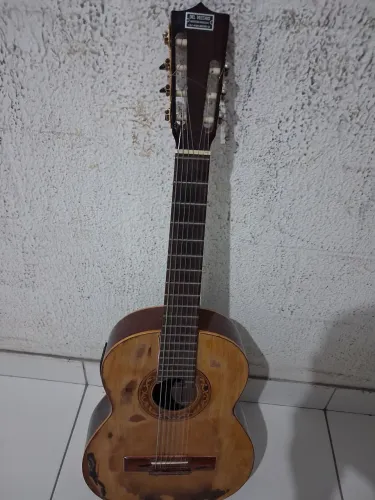 Violão 7 cordas aço antigo anos70 del vechio (reliquia)