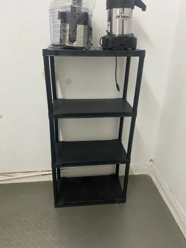 Estante de plástico para estoque