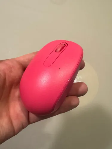 Mouse sem fio Microsoft Rosa