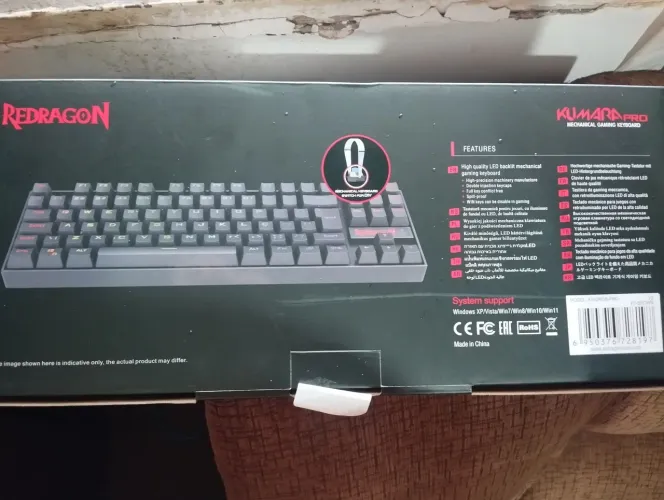 Teclado gamer REDRAGON KUMARA PRO leva de brinde um mouse infokit