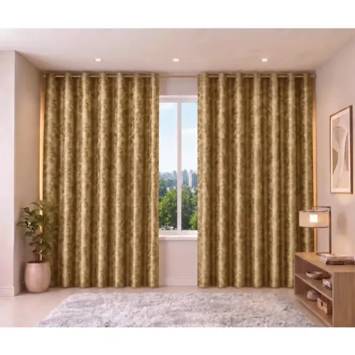 Cortina Top Tecido Jacquard Grossa 4m