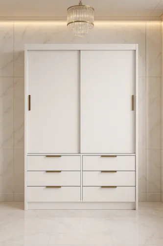 GUARDA ROUPA DE SOLTEIRO COM 6 GAVETAS - PRONTA ENTREGA