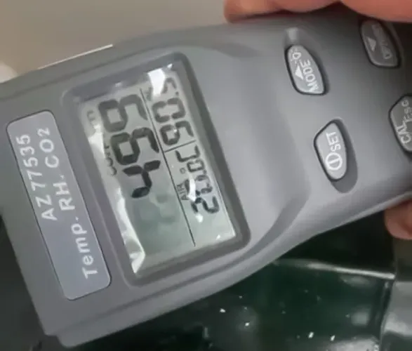 Rh Temp. Medidor de Co2 semi novo