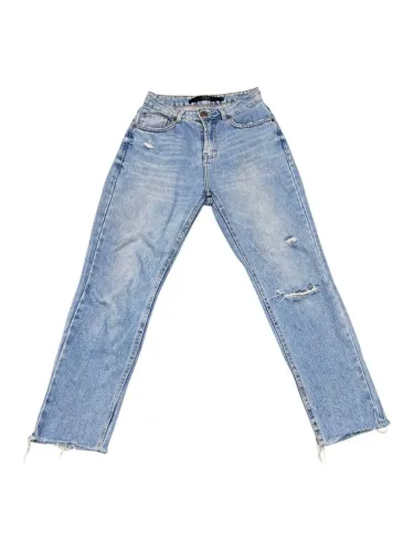 Calça Jeans Youcom Feminina Reta/Mom Destroyed