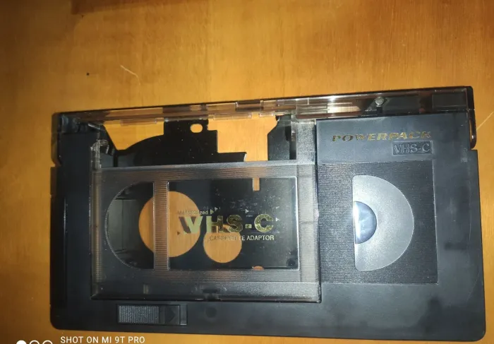 Adaptador fita cassete fita VHS-C