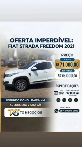 Fiat Strada Freedom 1.3 Flex 8V CS Plus 2021