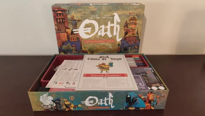 Oath: Crônicas de Império e Exílio, jogo de tabuleiro