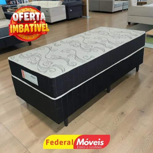 Cama Box Solteiro com Molas Campeã de Vendas - Preço Imbatível!