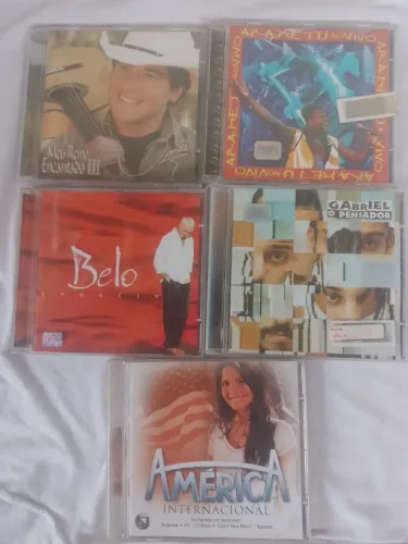 Lote de CDs Originais Anos 90/2000 - Daniel, Belo, Gabriel o Pensador e + (Relíquias)
