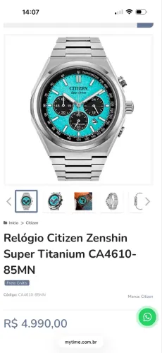 Vendo citzen super titanium 