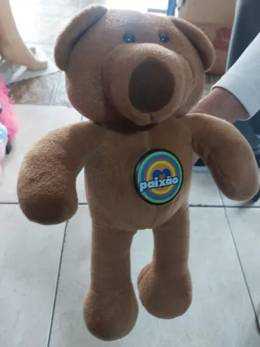 Urso pelúcia paixão promocional da Fiat