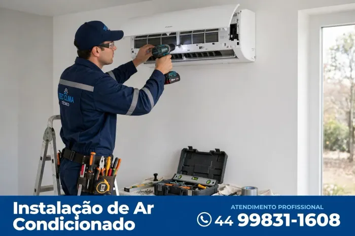 Instalação Ar condicionado Maringá