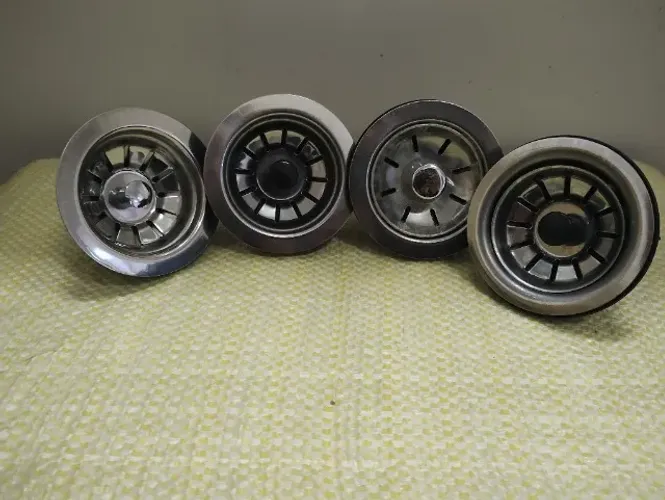 Kit 4 Válvulas Pia Americana Inox 3 1/2" Sem Adaptador - Franke (SEM EMBALAGEM)