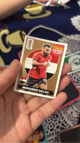 Figurinha bronze mohamed salah