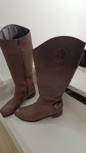 Bota de montaria Dumond cano alto marrom