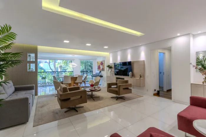 Apartamento para venda em Campo Belo com 3 quartos, sendo 3 suítes, 118m²
